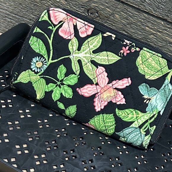 Vera Bradley Botanica Pattern Large Zip Around Travel Wallet & Wristlet NWOT - Picture 6 of 10